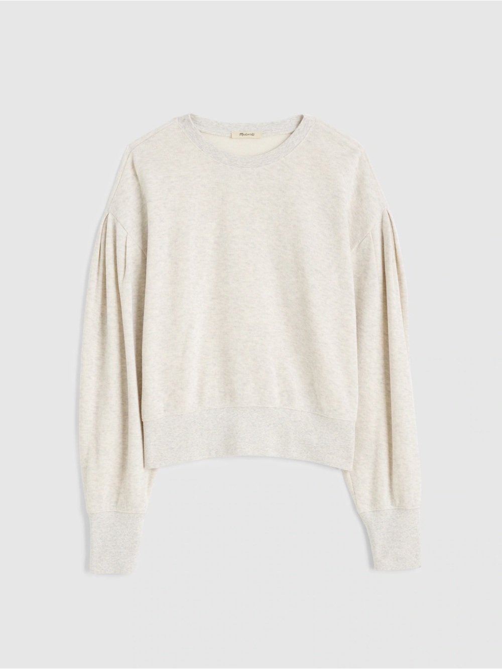 Madewell Double-Faced Puff Sleeve Sweatshirt - Picture 6 of 9